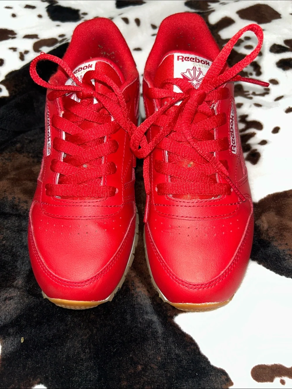 Reebok bold red